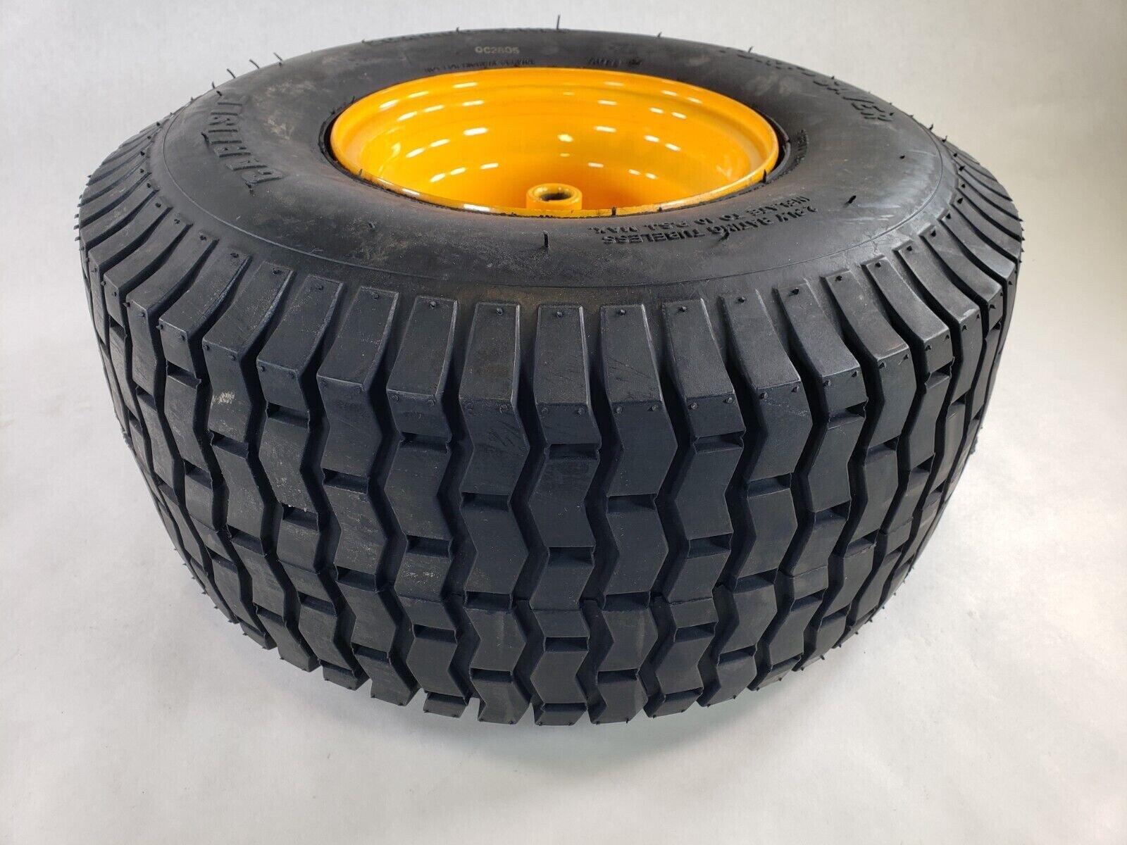 Carlisle Turf Saver Rear Tire & Wheel 20x8.00-8 NHS 20 x 8.00 - 8 ~ 3/4" Hub Dia Marigold Wheel Color
