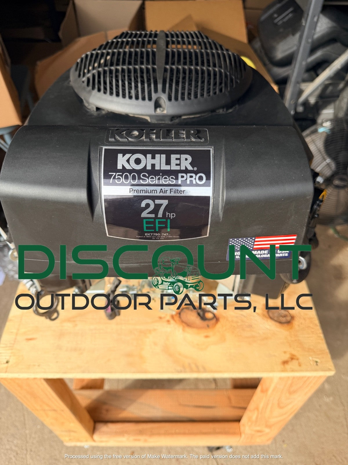 27HP Kohler EKT750-3017 EFI 7500 Series Pro 1-1/8 Dia. x 4-5/16 Crankshaft 747cc