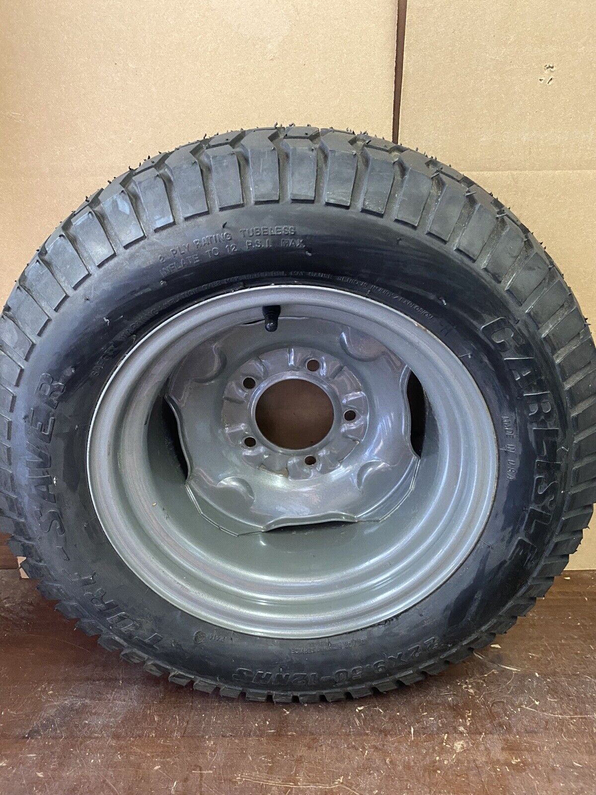 Carlisle Turf Saver 22X9.50-12 Tire and Wheel Assembly - HOP 36972